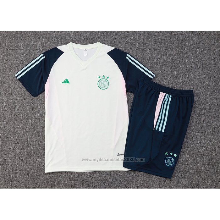 Chandal del Ajax Manga Corta 2023-2024 Verde - Pantalon Corto